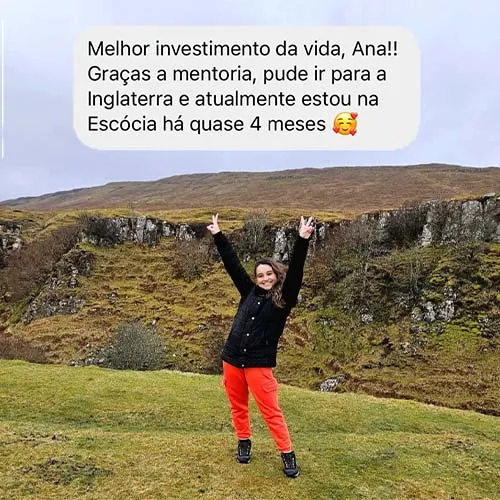 Aluna viajando